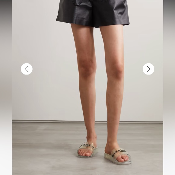 GIVENCHY Logo-print rubber slides - Picture 2 of 6